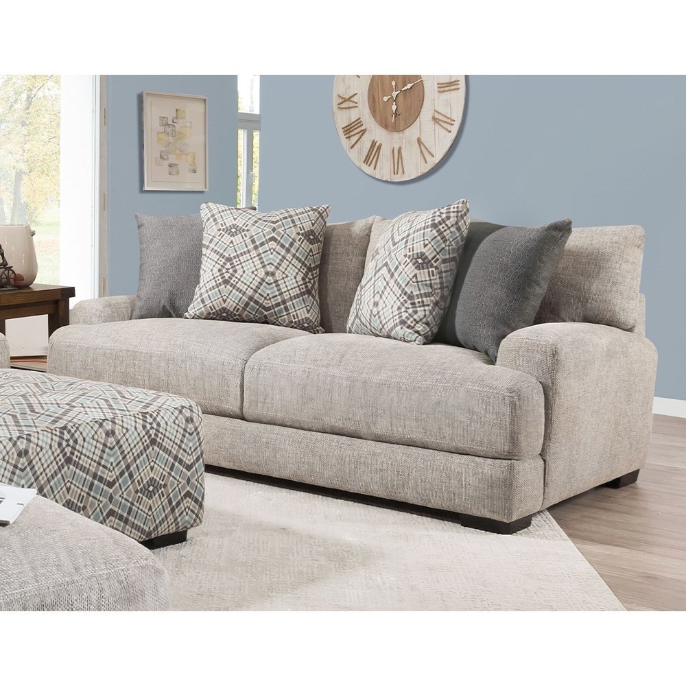 Franklin 903 90340 3932 25 Casual Sofa With Track Arms Furniture