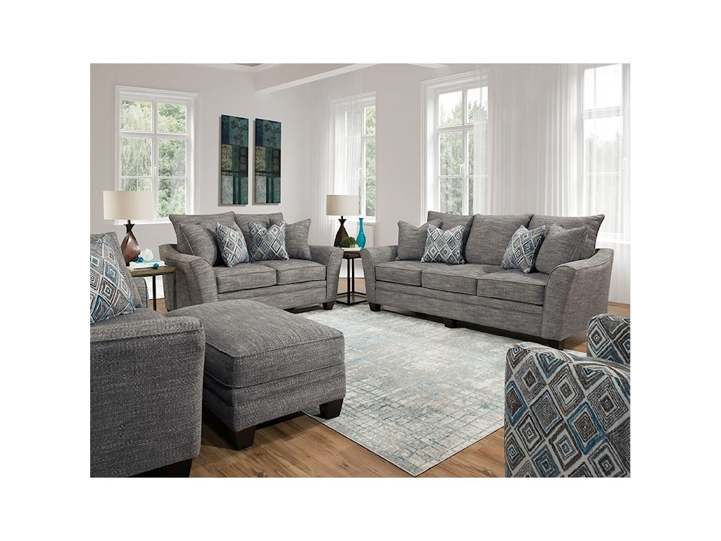 Franklin 910 Stationary Living Room Group Turk Furniture