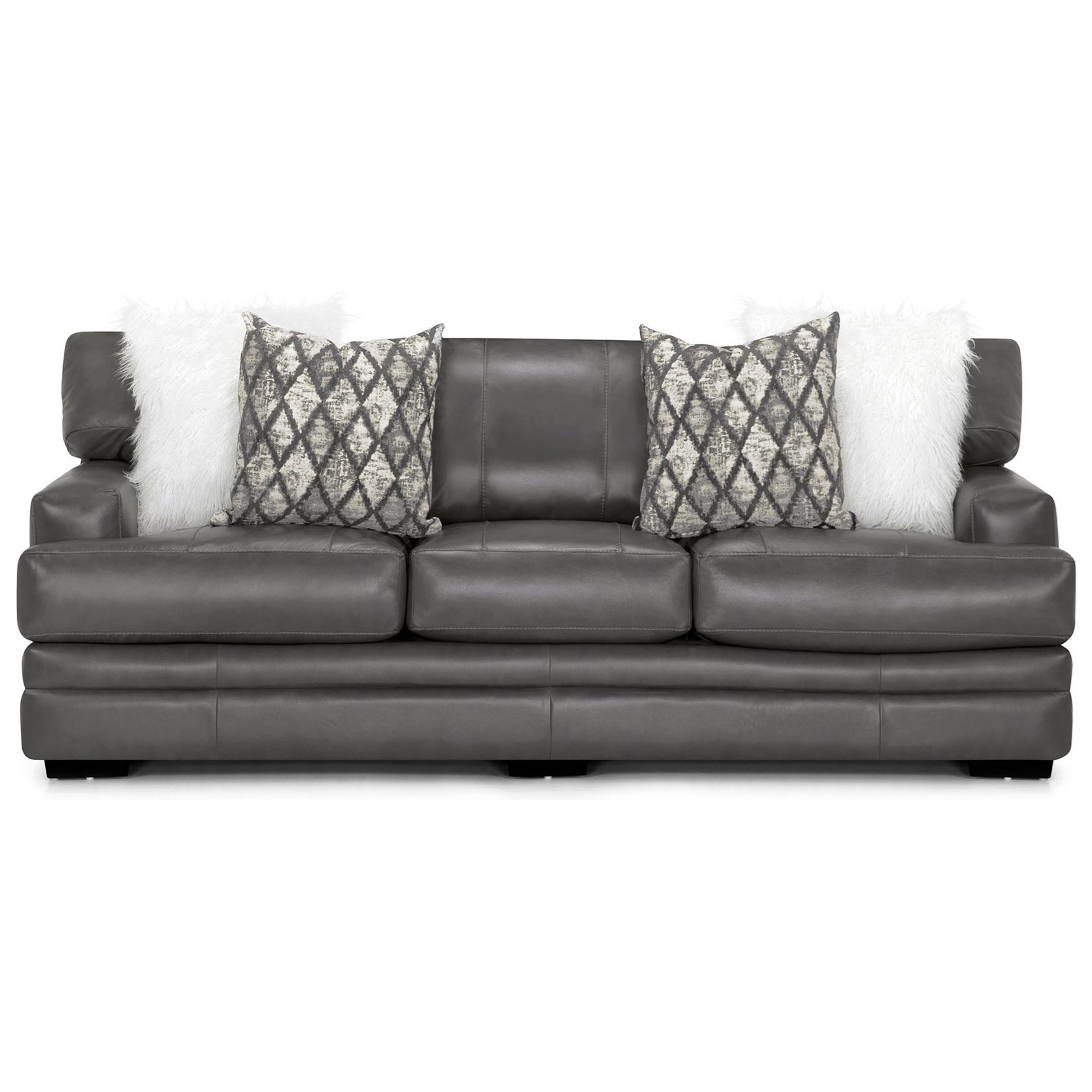 Franklin 973 Contemporary Sofa With Track Arms Wilcox Furniture Sofas