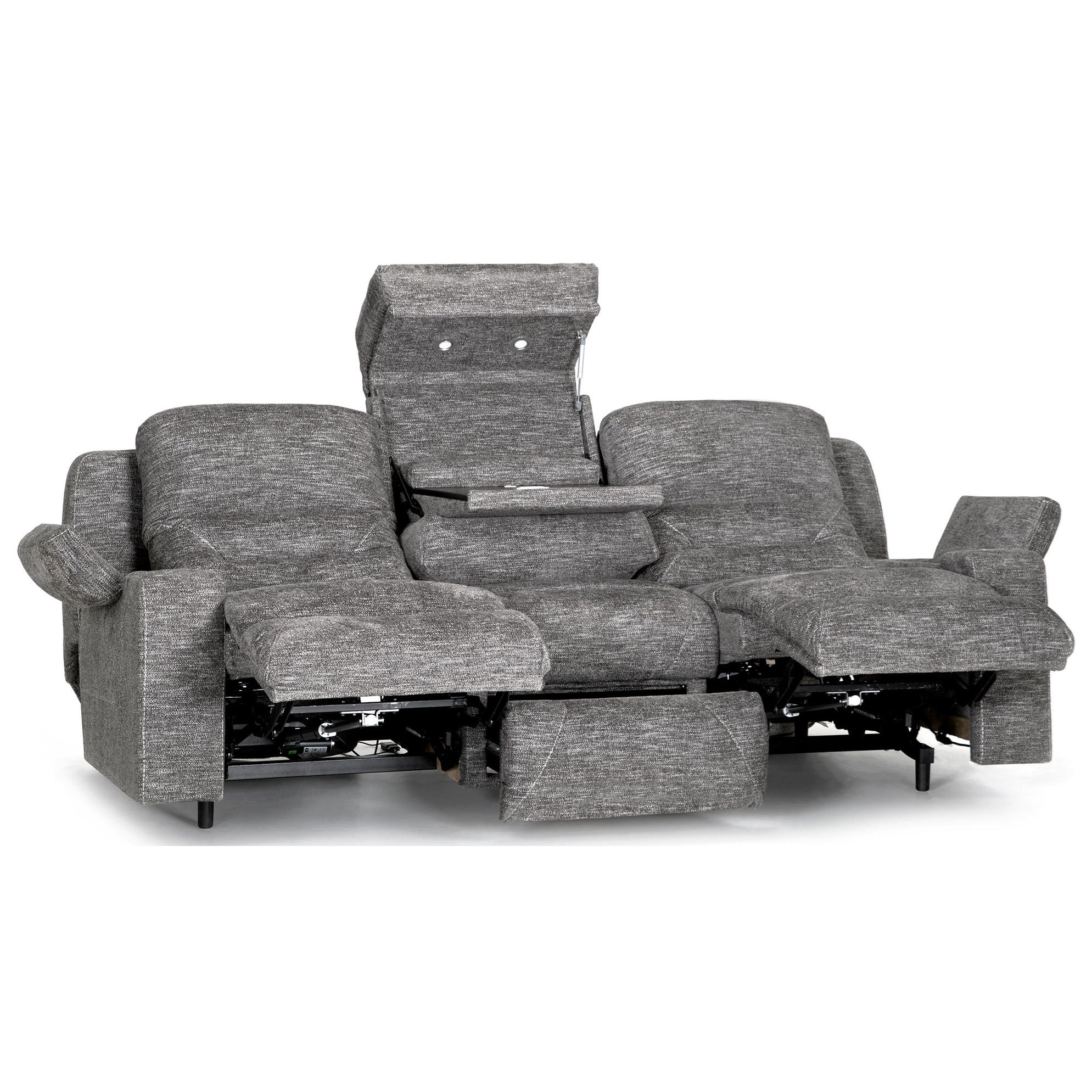 Franklin Beacon 79847 3806 05 Power Reclining Sofa With Fold Down Table And Usb Ports Furniture And Appliancemart Reclining Sofas