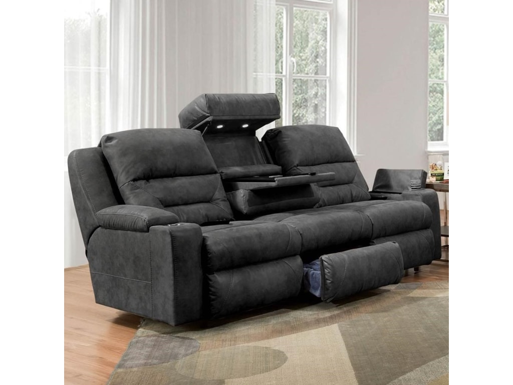 Franklin Beacon 79847 Reclining Sofa With Fold Down