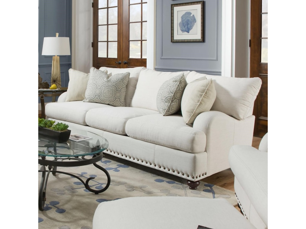 Franklin Brinton 89440 Sofa With Reversible Cushions Furniture And Franklin Brintonsofa