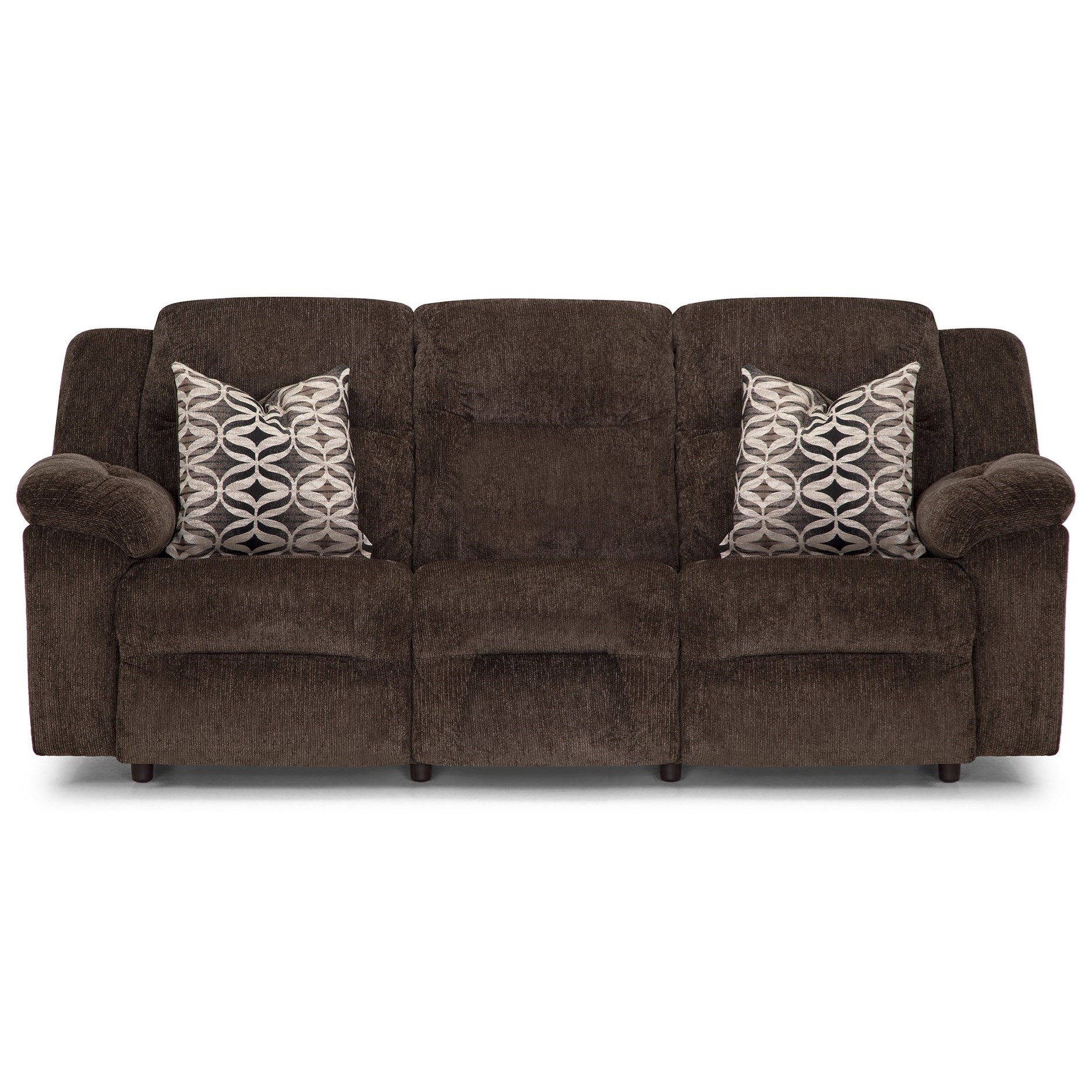 Franklin Donnelly Casual Reclining Sofa With Pillow Top Arms