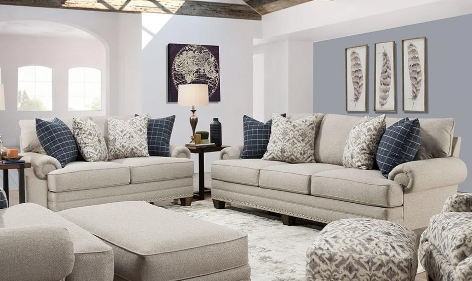 Franklin Fletcher Stationary Living Room Group | Royal ...