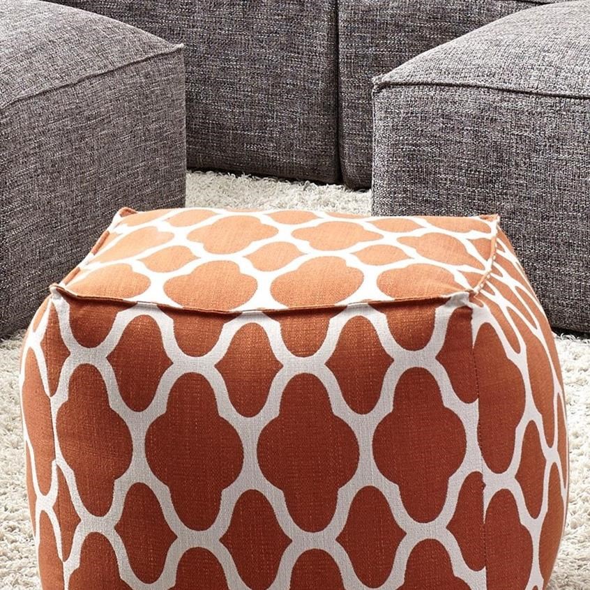 Franklin Freestyle Pouf Ottoman Howell Furniture Ottomans