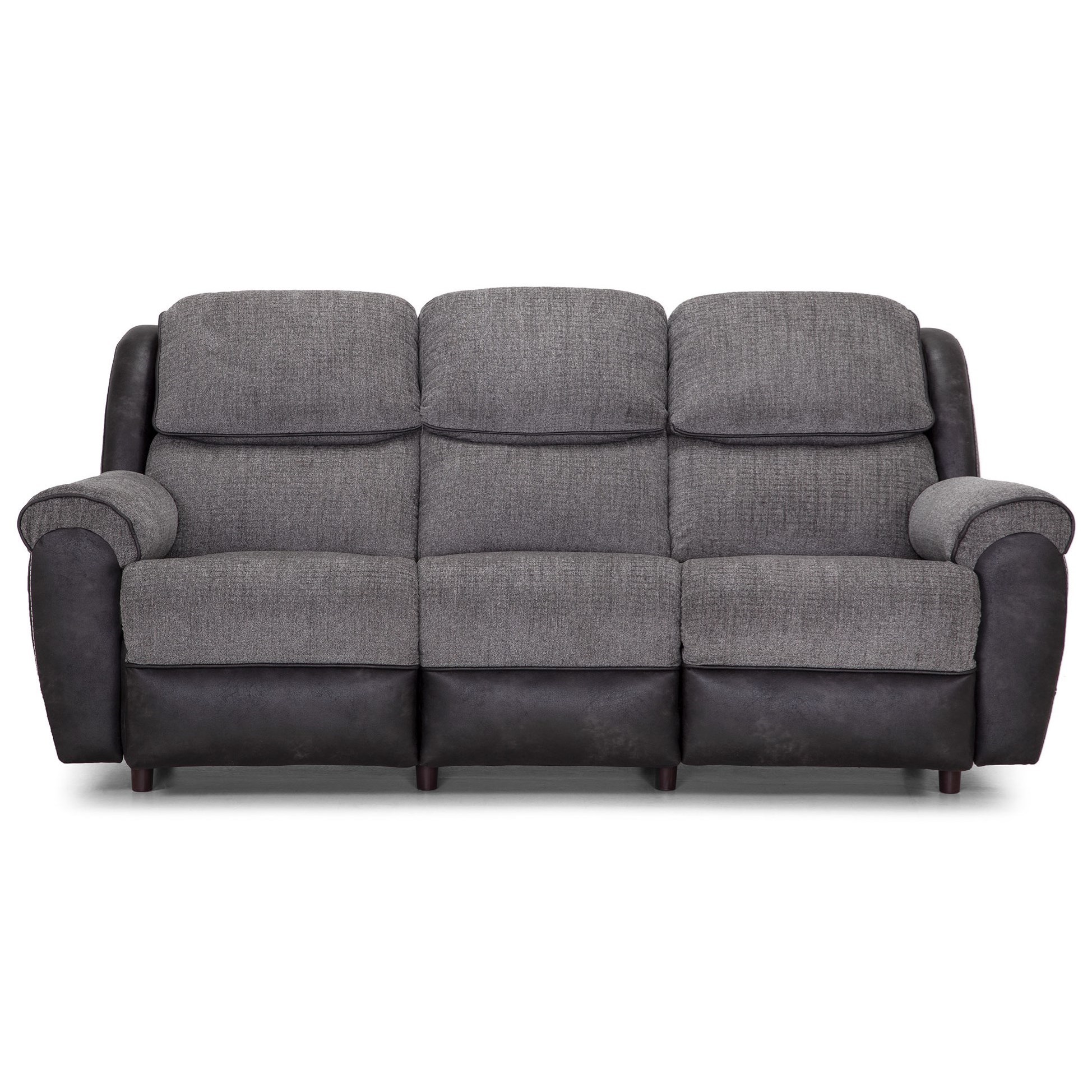 Franklin Gravity Power Reclining Sofa With Two Tone Fabric