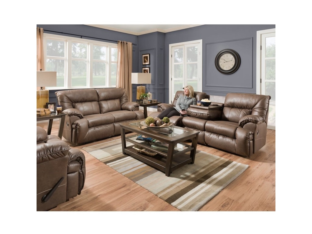 Franklin HensonPower Rocking Reclining Loveseat