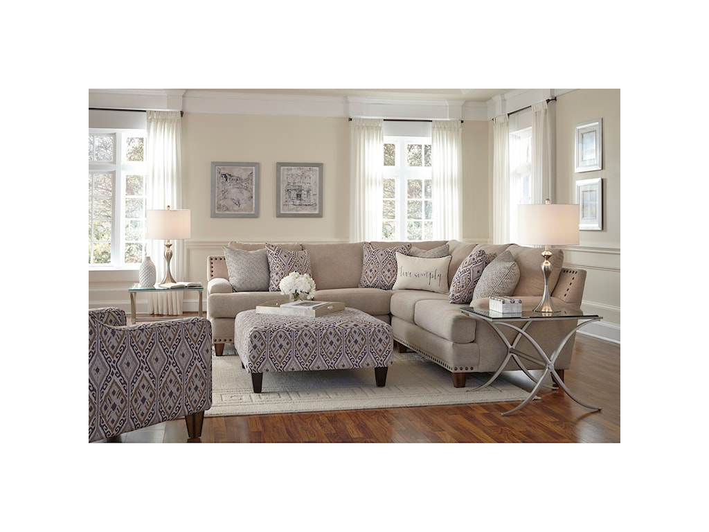 Franklin Anna Stationary Living Room Group Turk Furniture