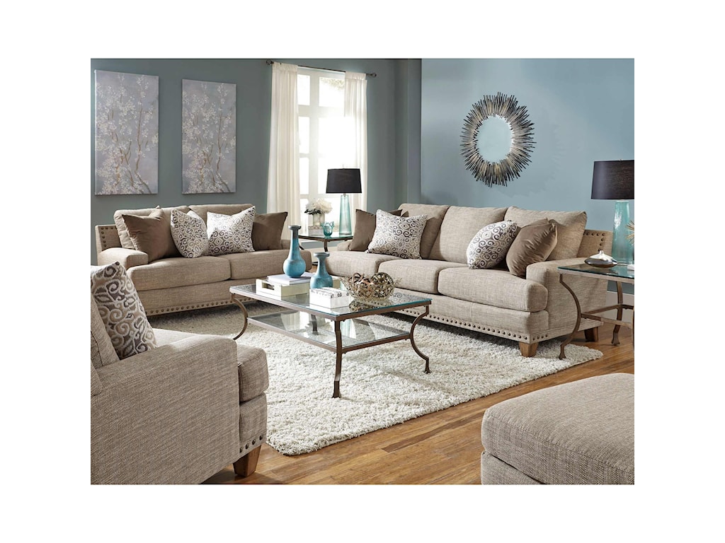 Franklin Hobbs Living Room Group Turk Furniture Stationary