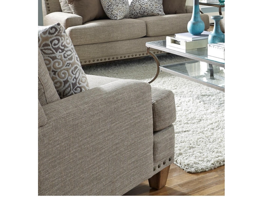 franklin hobbs chair & a half - great american home store - chair franklin hobbs chair & a half - great american home store - chair