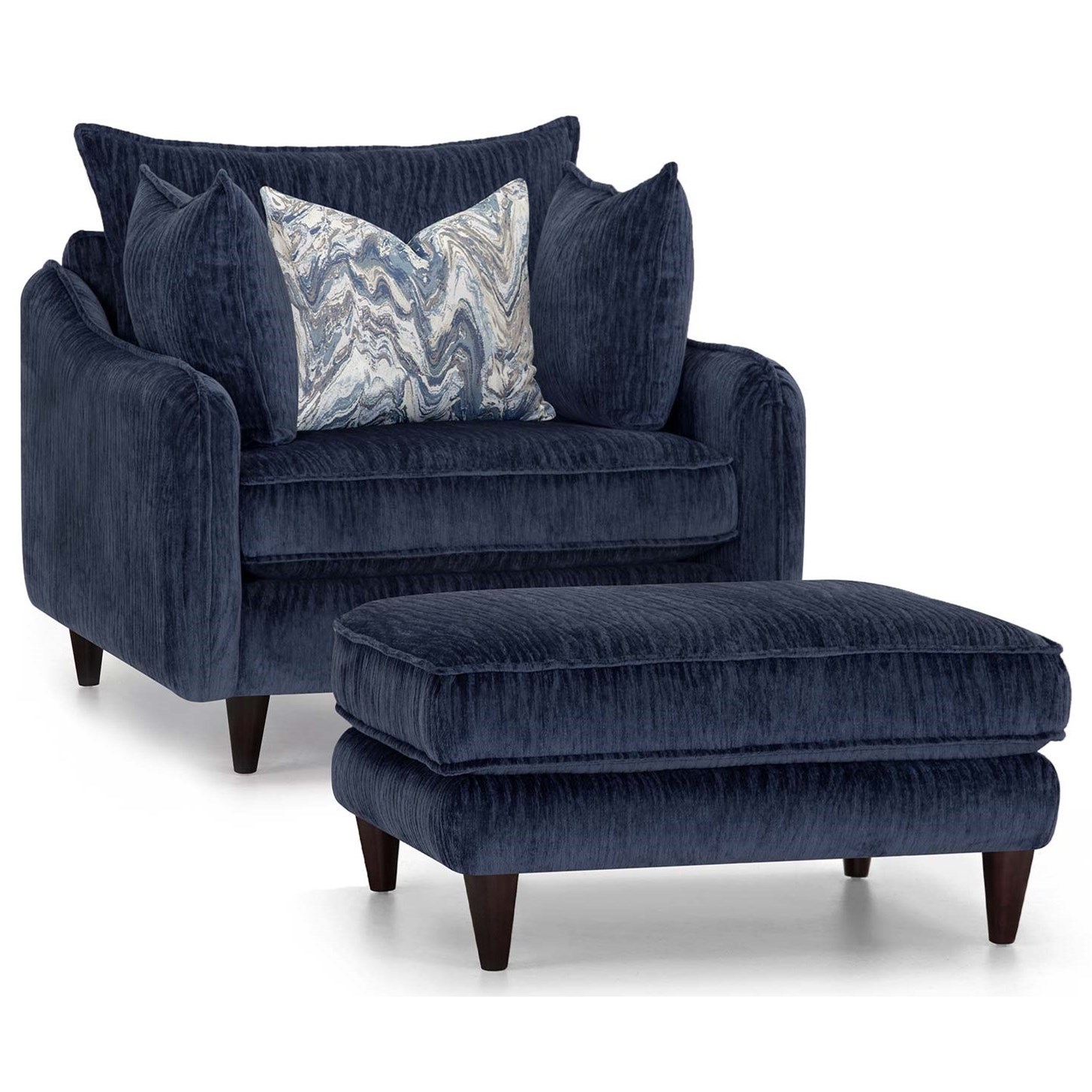 Franklin Mila Mid Century Modern Upholstered Chair With Wood Legs Furniture Superstore Rochester Mn Upholstered Chairs