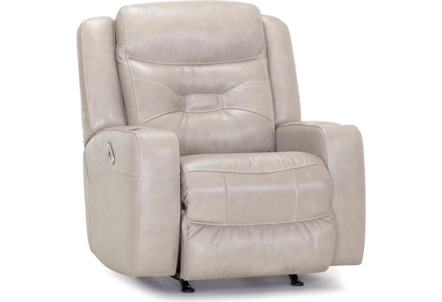 Franklin Quantum 4746 Casual Dual Power Rocker Recliner With Usb Port And Cup Holder Furniture And Appliancemart Recliners