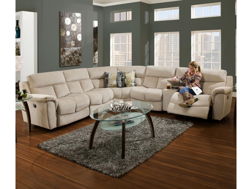 Franklin Stallion Sectional Sofa With Console And 5 Seats 4 That Franklin Stallionsectional Sofa W Console