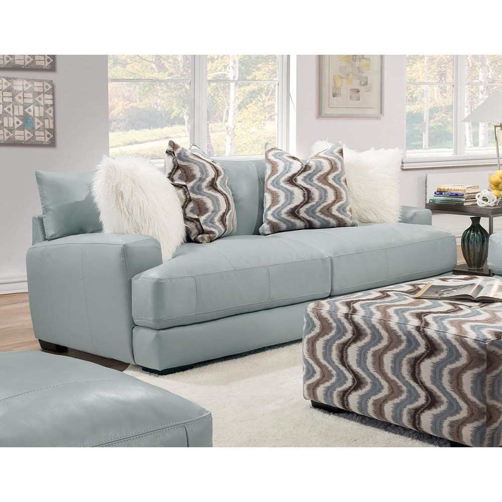 Franklin 909 Contemporary Sofa With Track Arms Turk Furniture