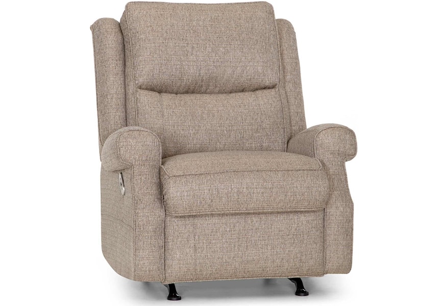 Franklin Windham 4724 Casual Dual Power Rocker Recliner With Usb