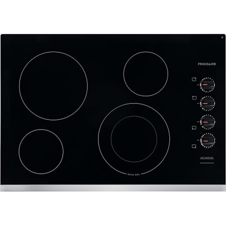 Frigidaire FGEC3068UB 30 Electric Cooktop with Ceramic Glass Top, Furniture and ApplianceMart