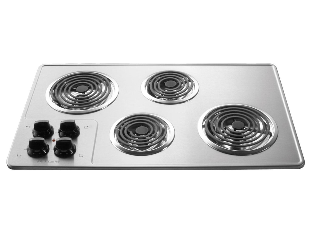 32 Built In Electric Cooktop With 4 Coil Elements