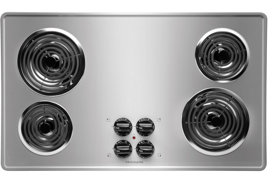 Frigidaire Ffec3605ls 36 Built In Electric Cooktop With 4 Coil Electric Cooktop With 4 Coil