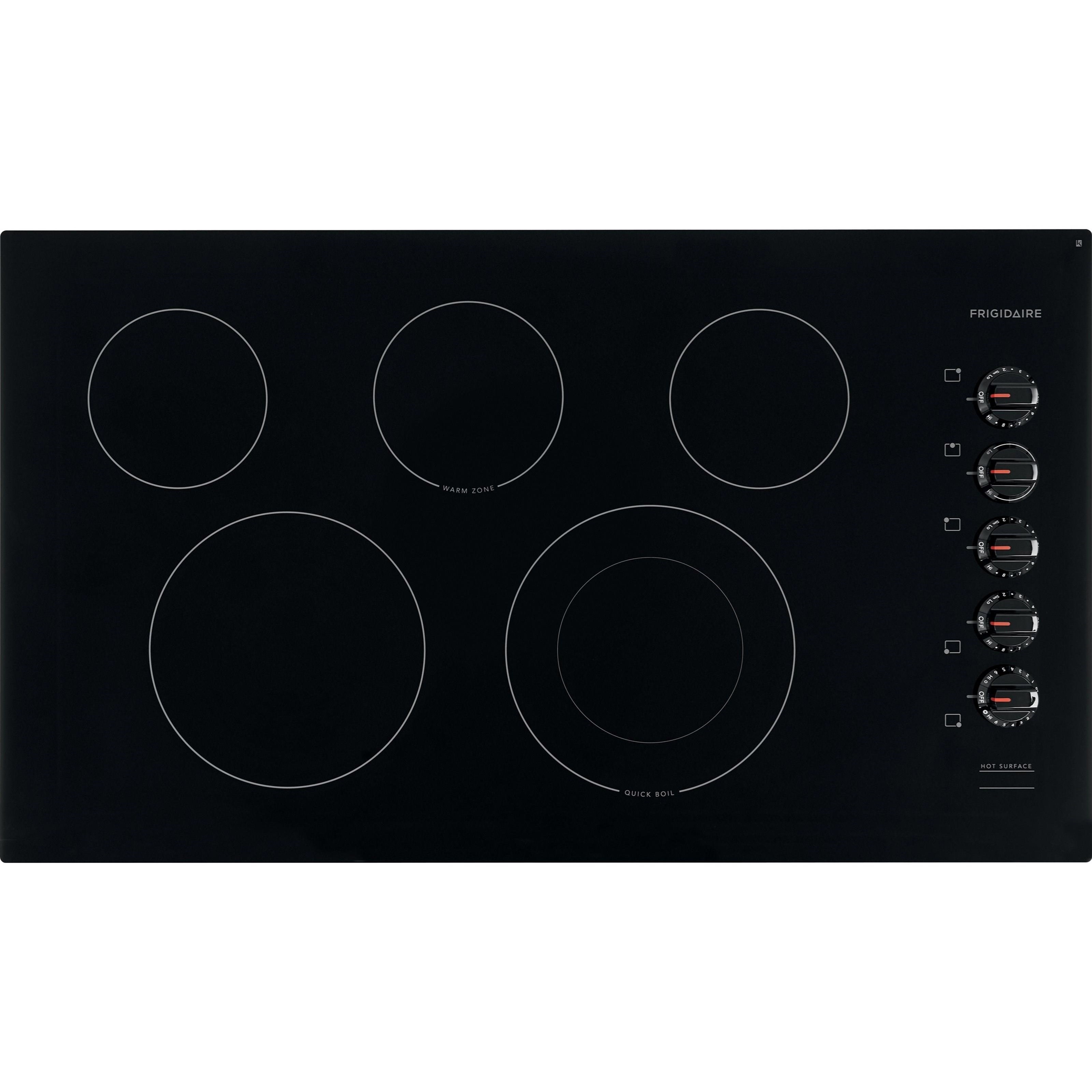 36 inch flat top stove