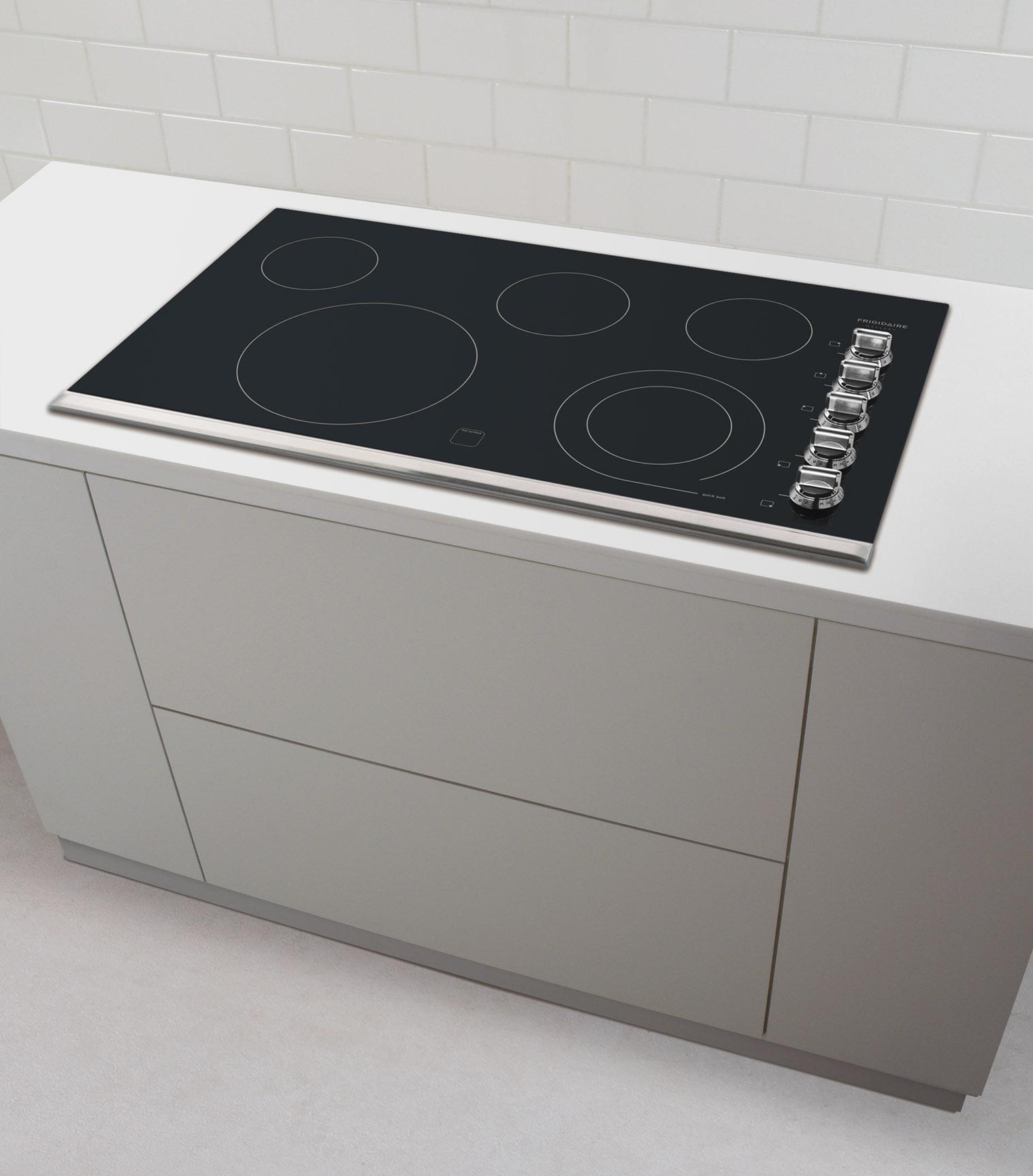 Frigidaire Gallery 36 Built In Electric Cooktop With 5 Radiant