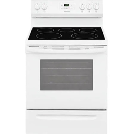 GE Appliances JB625RKSS 30 Free-Standing Electric Range with Power Boil  Element, Furniture and ApplianceMart