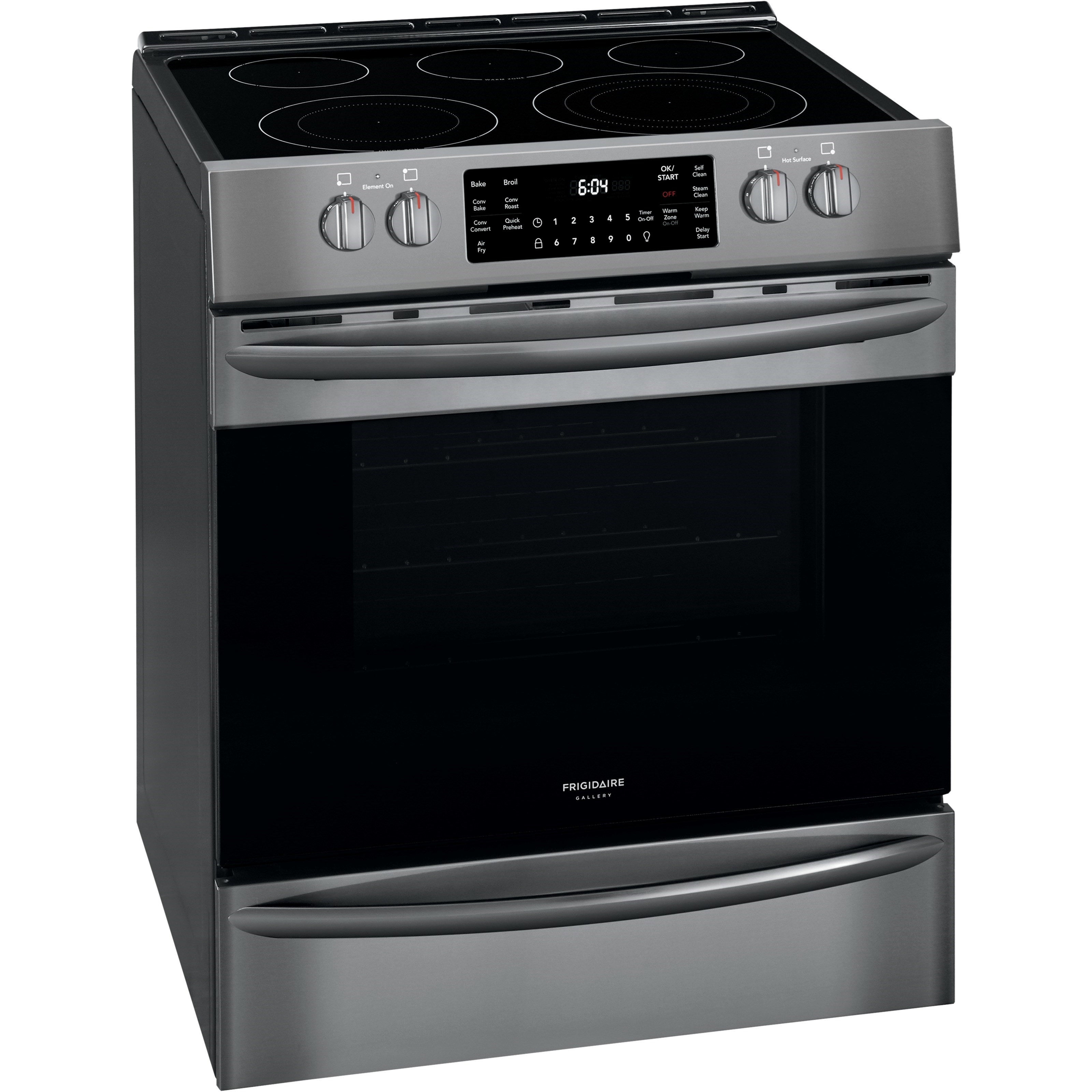 frigidaire electric stove with air fryer