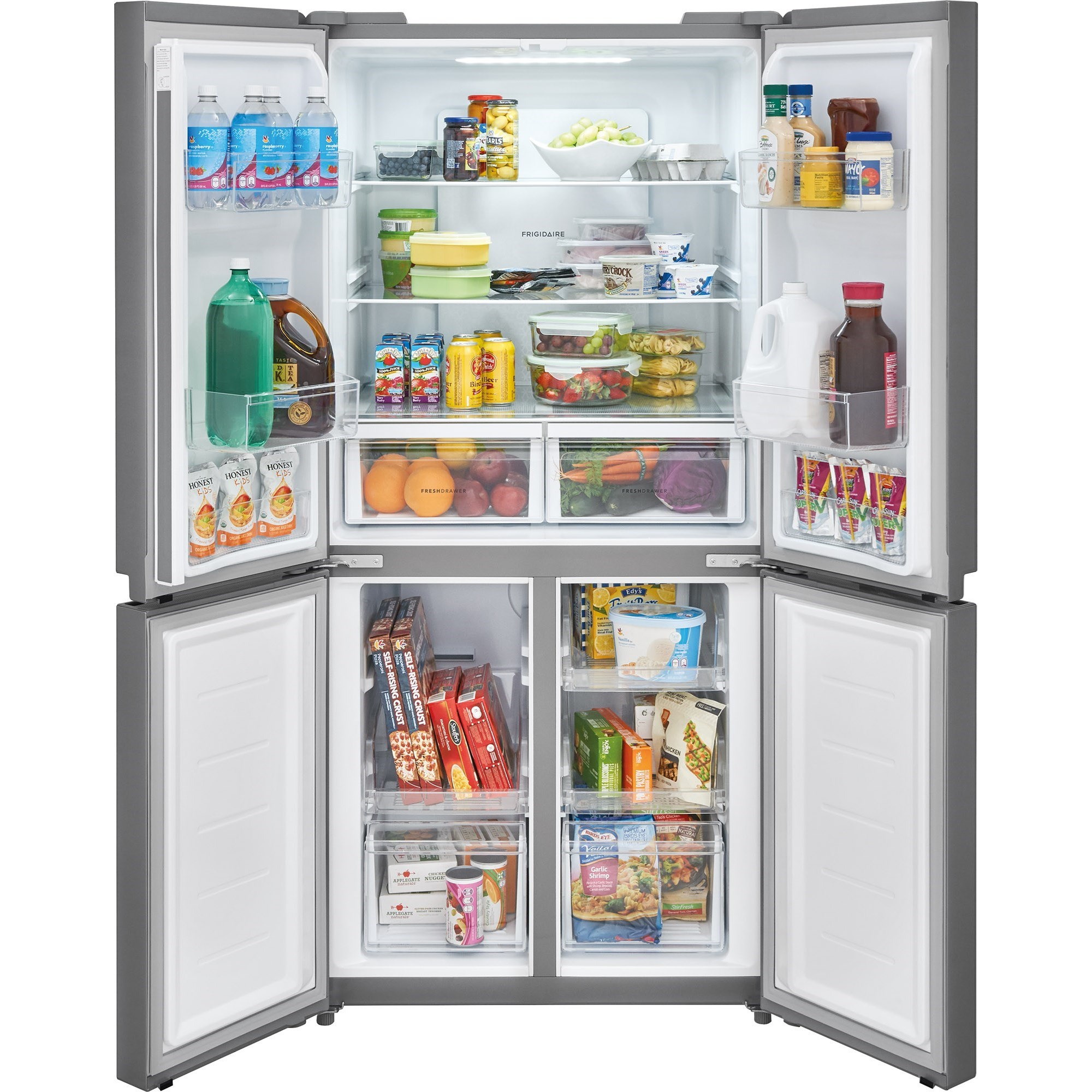 Frigidaire 17 4 Cu Ft 4 Door Refrigerator Sheely S Furniture