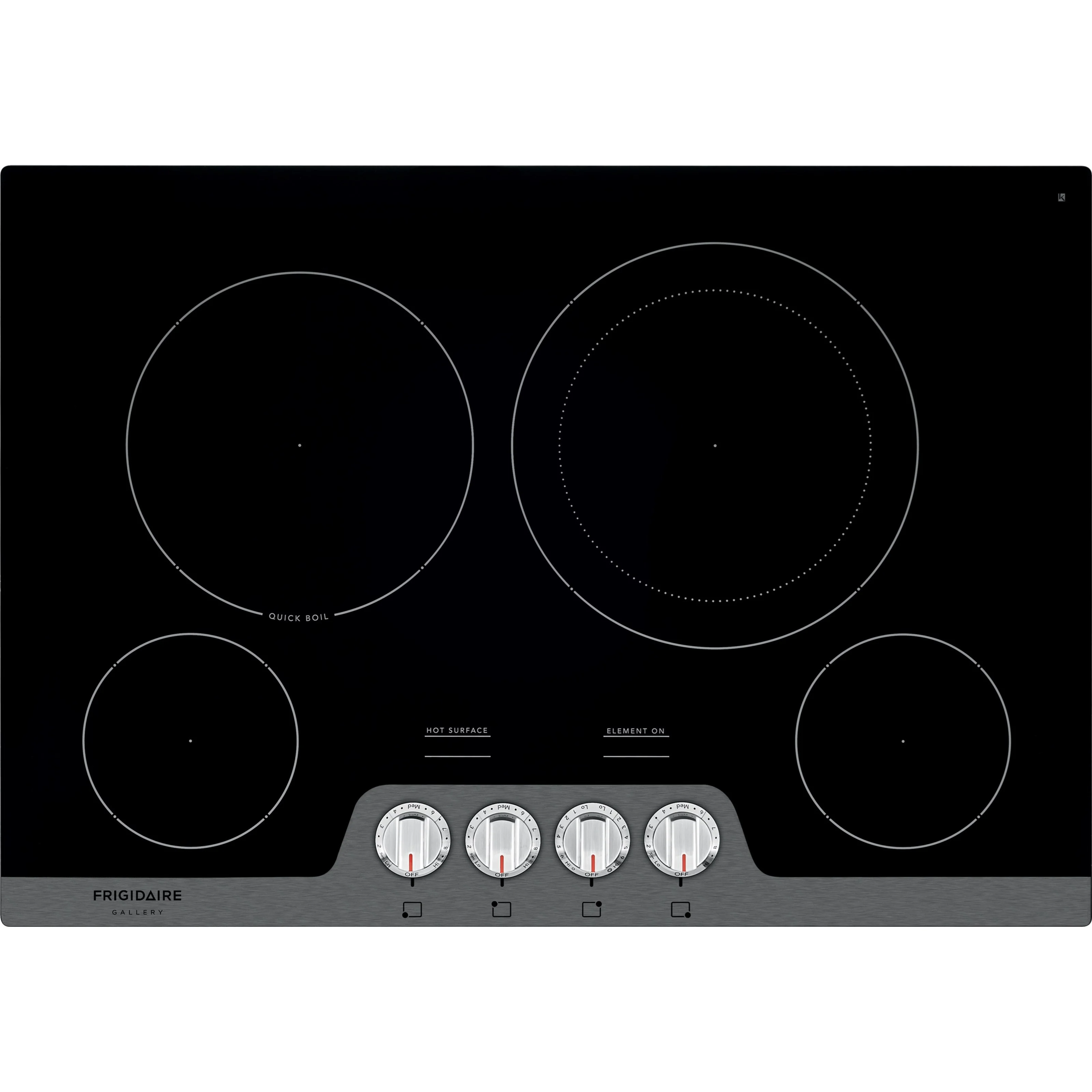 FRIGIDAIRE 30 Electric Stovetop with 4 Element Burners - FFEC3025UB