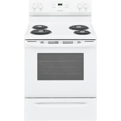 frigidaire gallery electric range white
