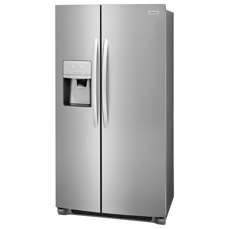 Frigidaire 22 2 Cu Ft Counter Depth Side By Side Refrigerator Westrich Furniture Appliances Refrigerator Side X Side With Dispenser