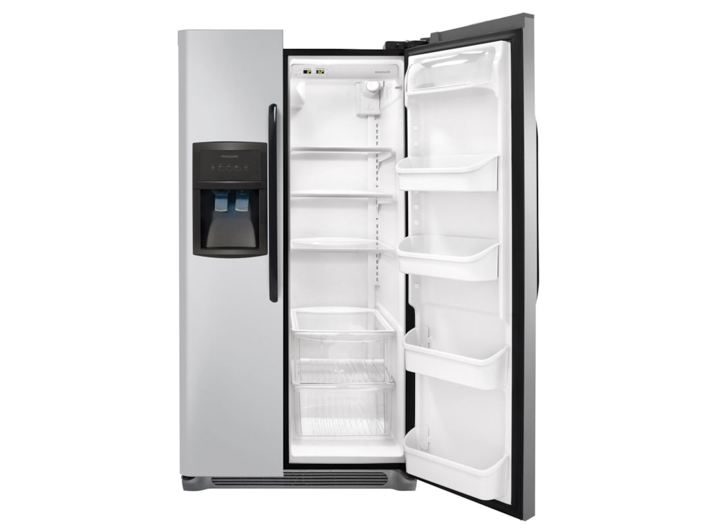 Frigidaire Energy Star 22 6 Cu Ft Side By Refrigerator With Frigidaire Side By Refrigerators22 6 Cu