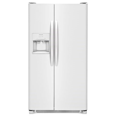 Frigidaire Ffss2615tp 25 5 Cu Ft Side By Side Refrigerator Furniture Fair North Carolina Refrigerator Side X Side With Dispenser