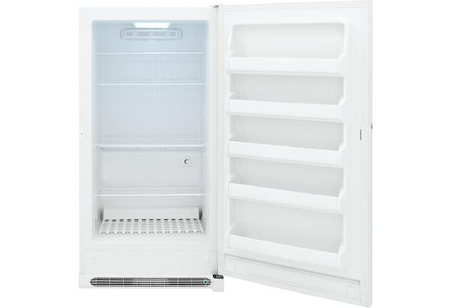 Frigidaire Energy Star 16 6 Cu Ft Upright Freezer With Frost Free Operation Vandrie Home Furnishings Freezers Upright Frost Free