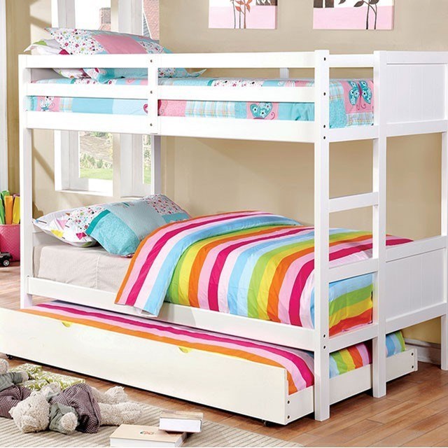 twin over twin bunk bed with trundle