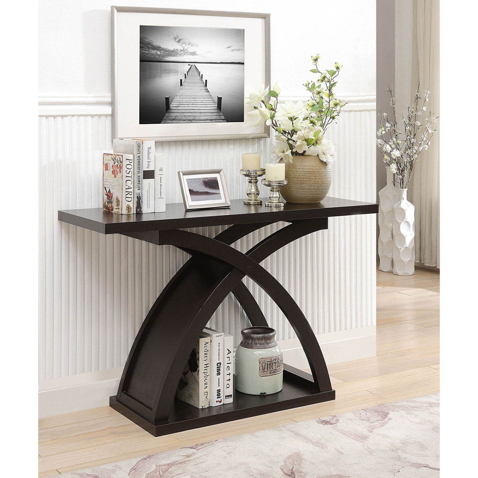 contemporary sofa table