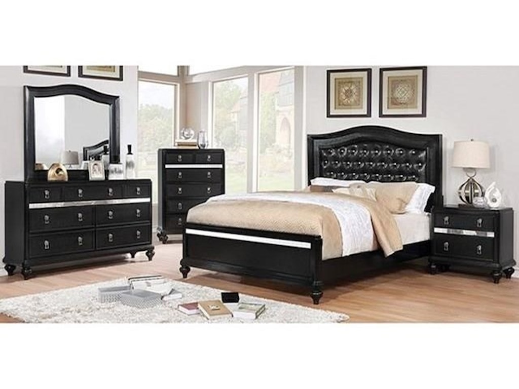 Avior Contemporary Dresser With Felt Lined Top Drawer