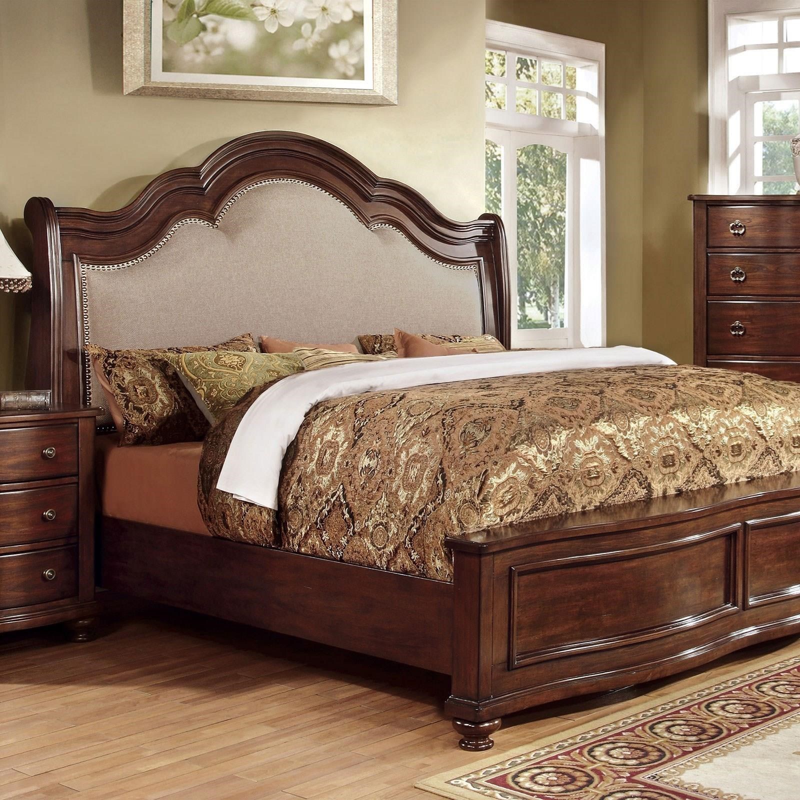 Furniture Of America Bellavista California King Bed Dream Home Interiors Upholstered Beds