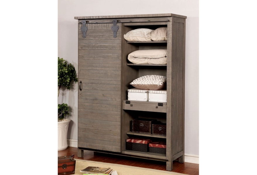 Furniture Of America Brenna Transitional Armoire With Interior Shelving And Pullout Tray Dream Home Interiors Armoires Furniture Of America Brenna Transitional Armoire With Interior Shelving And Pullout Tray Dream Home Interiors Armoires