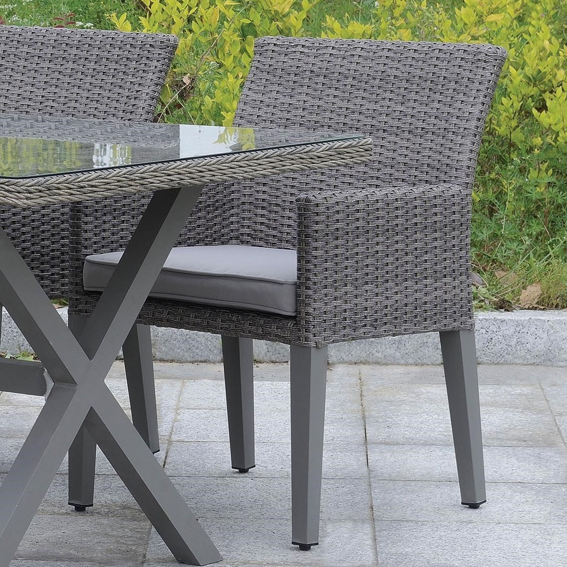 Furniture Of America Chamberlain Cm Ot2223 Ac 2pk Outdoor Gray All
