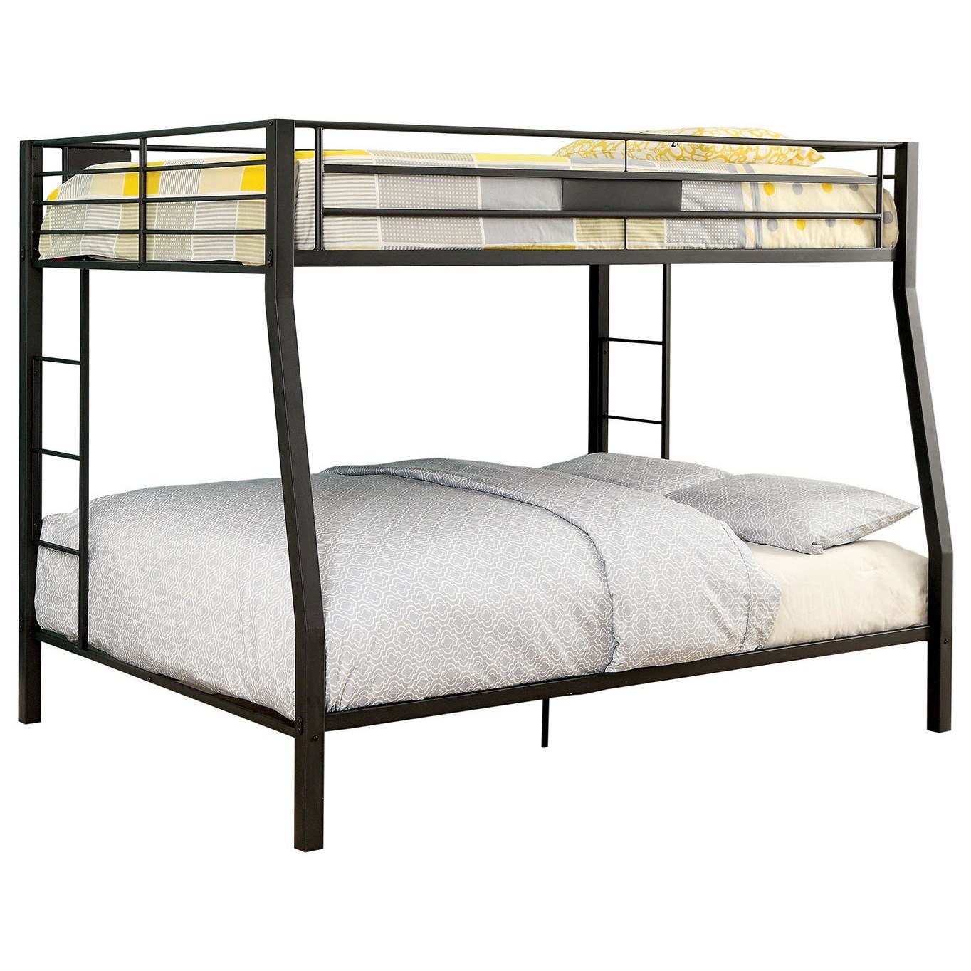 full over queen bunk bed with stairs