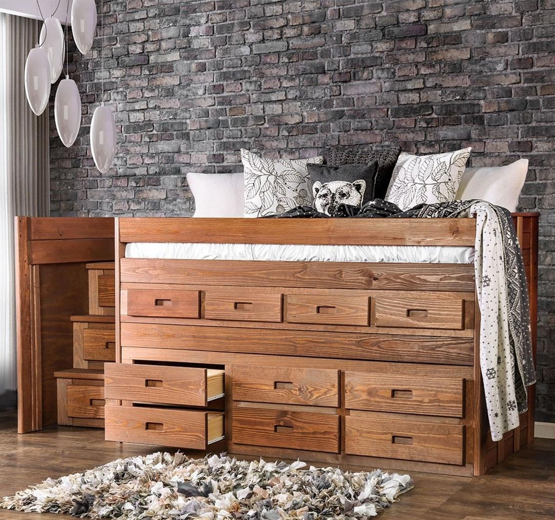 captain bunk beds with drawers
