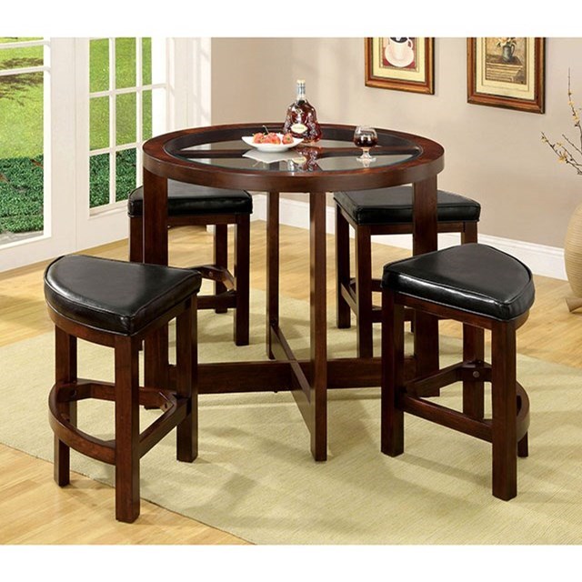 crystal dining table and chairs