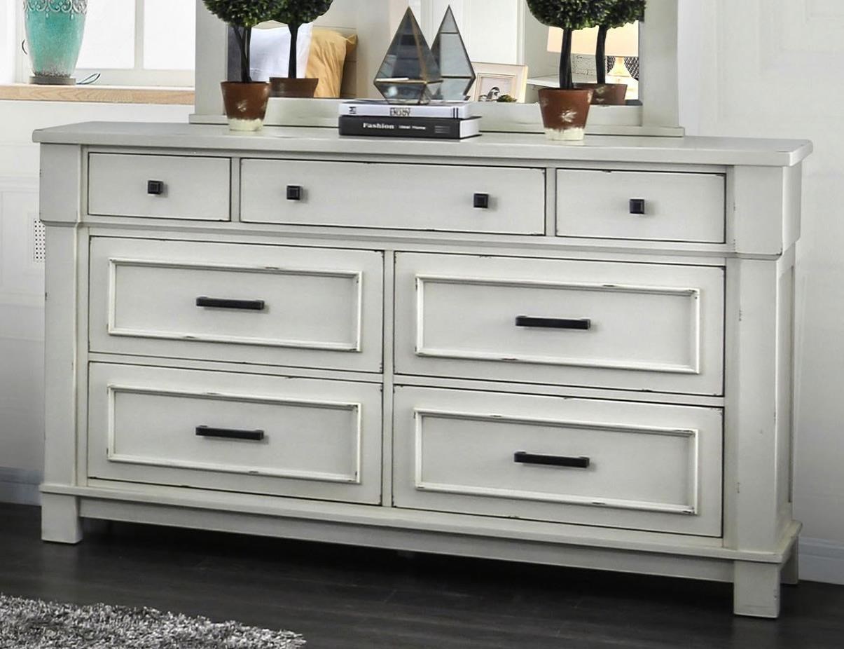 Furniture Of America Daria Transitional 7 Drawer Dresser Wilcox