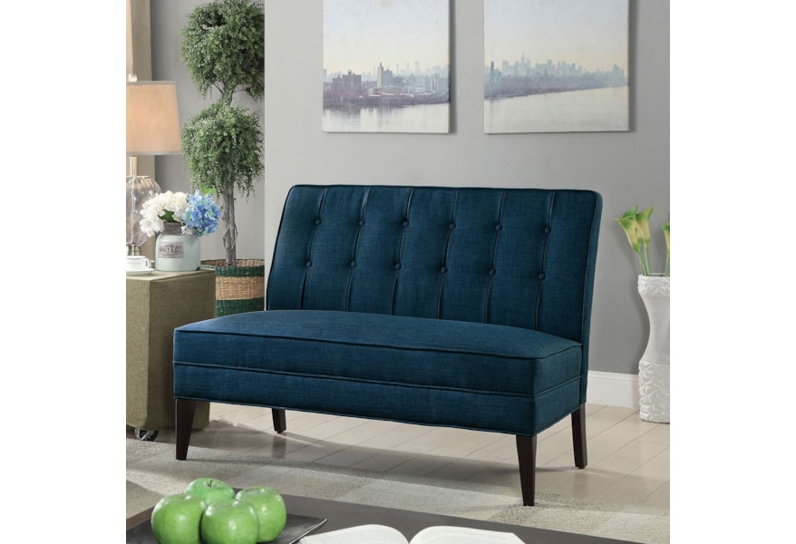 Furniture Of America Deandra Transitional Upholstered Bench With