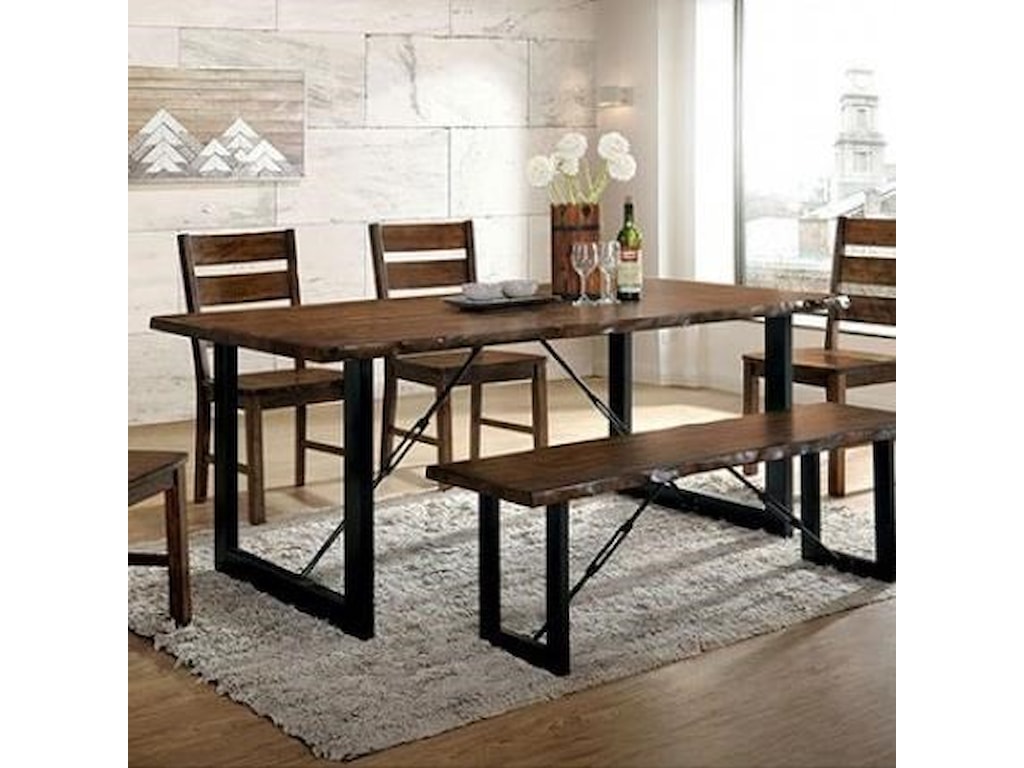 Dulce Dining Table With Metal Legs By Furniture Of America At Rooms For Less Dulce Dining Table With Metal Legs By Furniture Of America At Rooms For Less