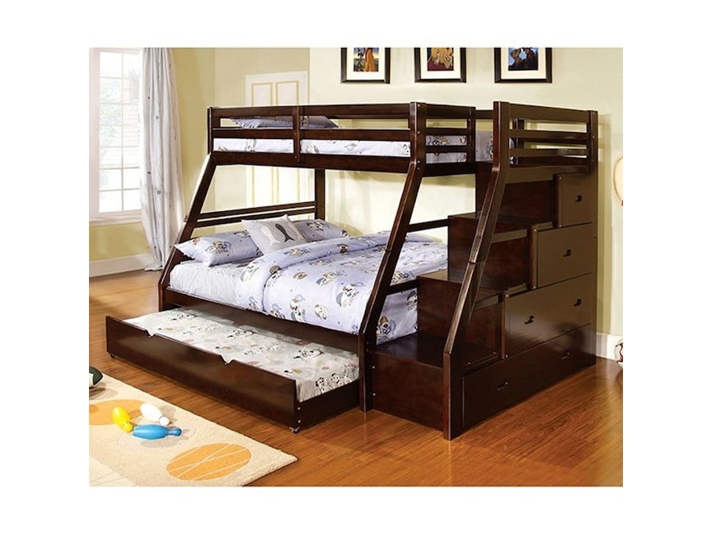 FUSA EllingtonTwin/Full Bunk Bed