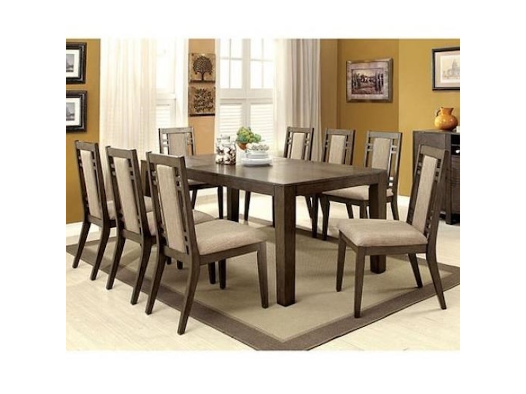 Eris I Transitional Dining Table With Expandable Leaf By America At Del Sol Furniture Eris I Transitional Dining Table With Expandable Leaf By America At Del Sol Furniture