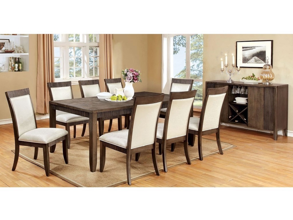 Furniture Of America Forbes I Table 8 Chairs Rooms For Less Furniture Of America Forbes I Table 8 Chairs