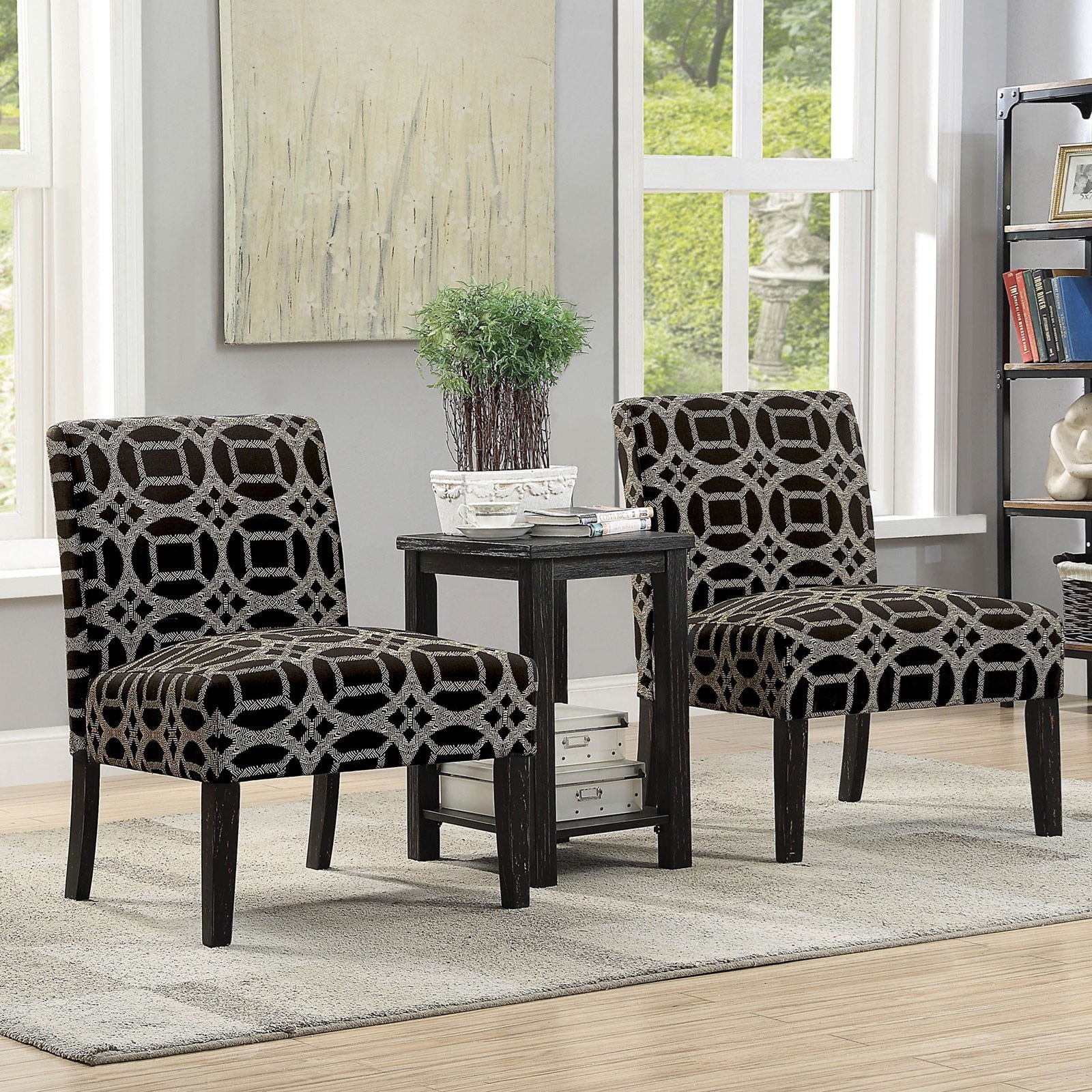 table for accent chairs