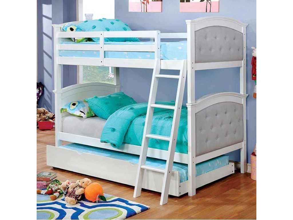 Furniture of America FredaTwin over Twin Bunk Bed